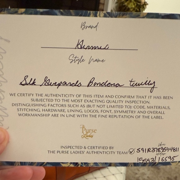 Pre owned Hermes Orange Garden Party MM tote with Hermes silk twilly - Picture 12 of 16